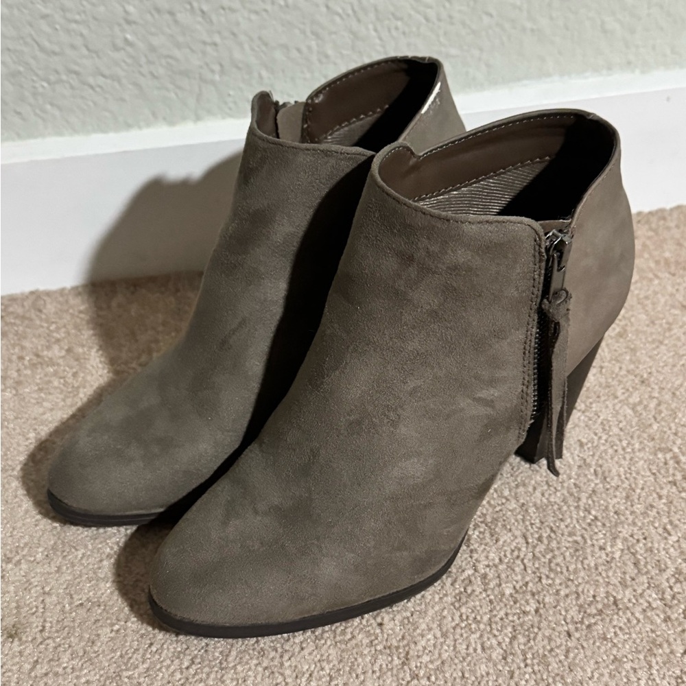 Taupe Ankle Booties
